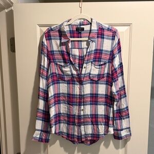 Tinsel Red and Blue Plaid Shirt